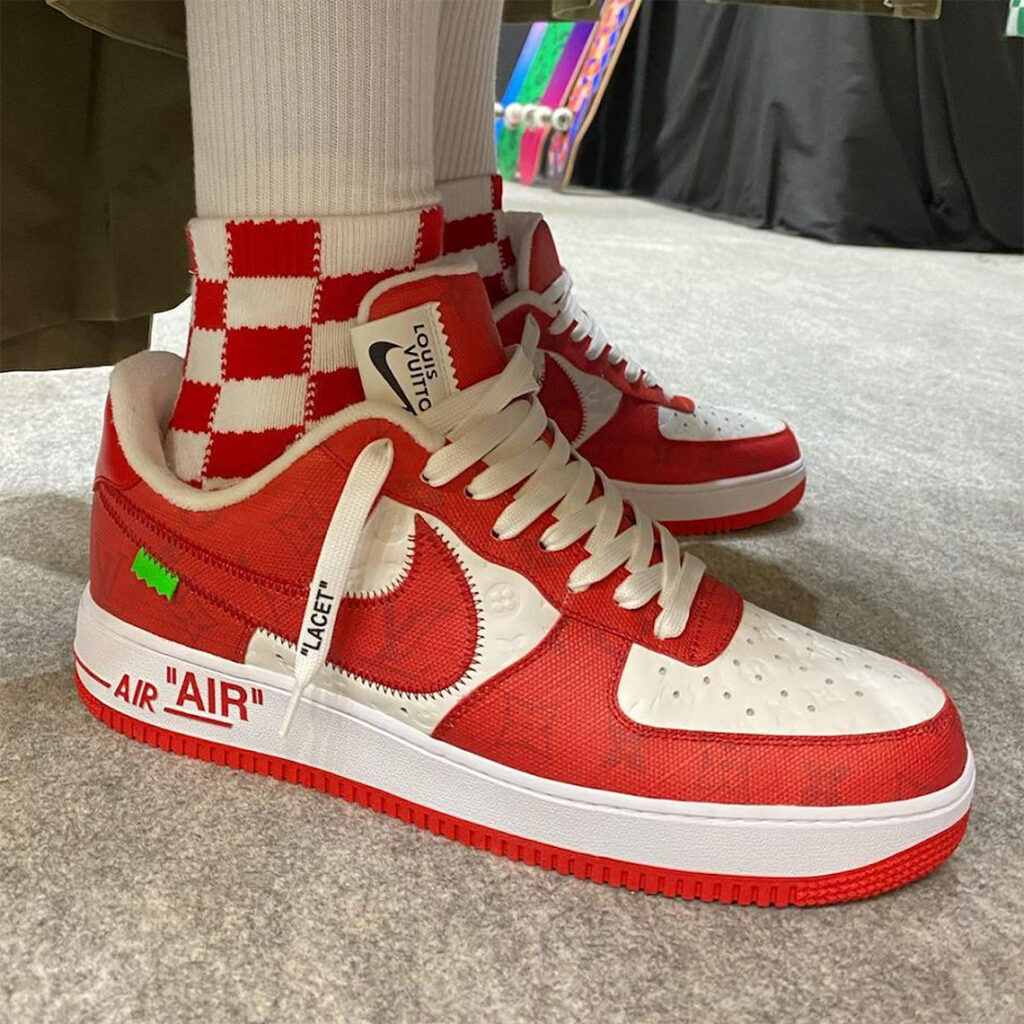 Louis Vuitton X Nike Air Force 1 Collaboration The Blup