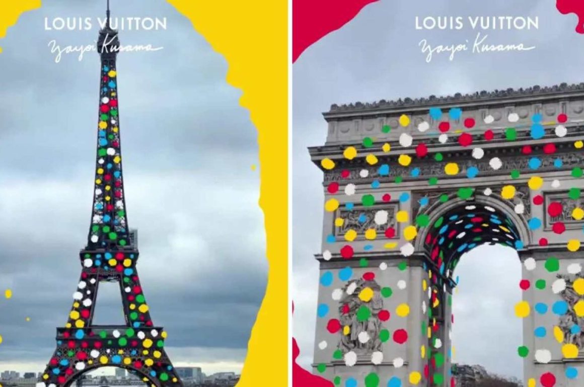LOUIS VUITTON X KUSAMA’S DOTS SWEEP GLOBAL LANDMARKS WITH THE POWER OF AR